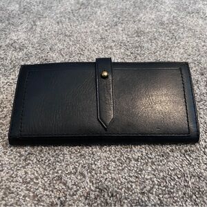 Madewell black leather wallet